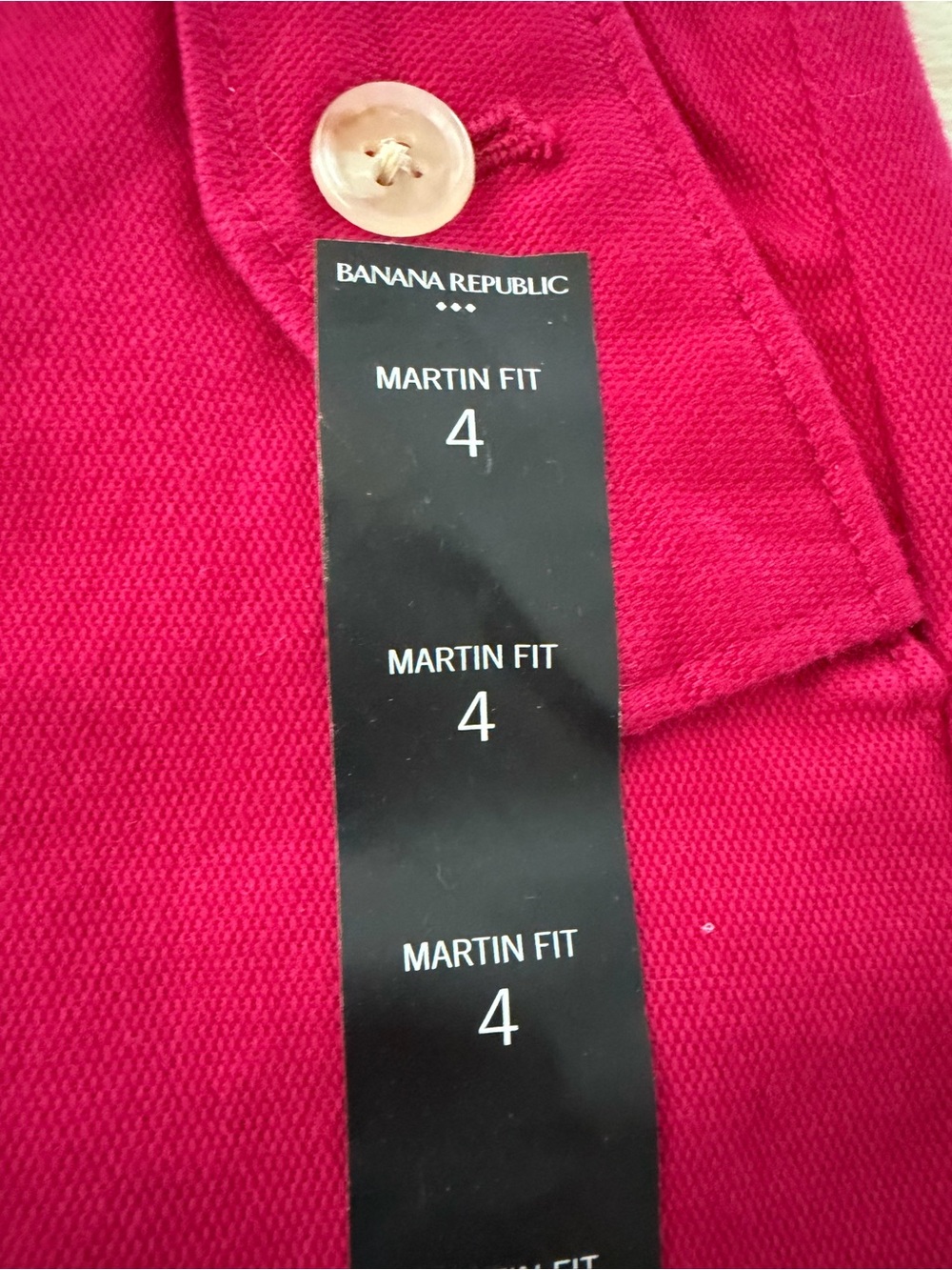 Banana Republic Raspberry Red Cuffed Bermuda Shorts - Picture 3 of 11
